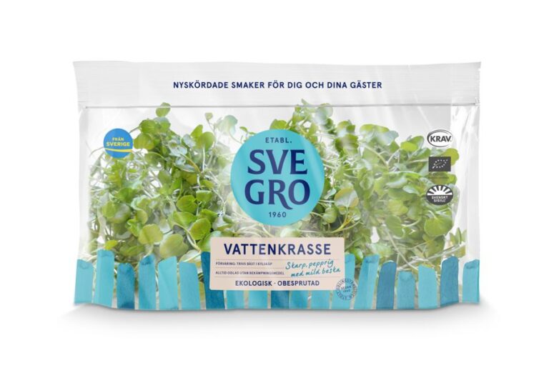 Svegro lanserar ekologisk vattenkrasse
