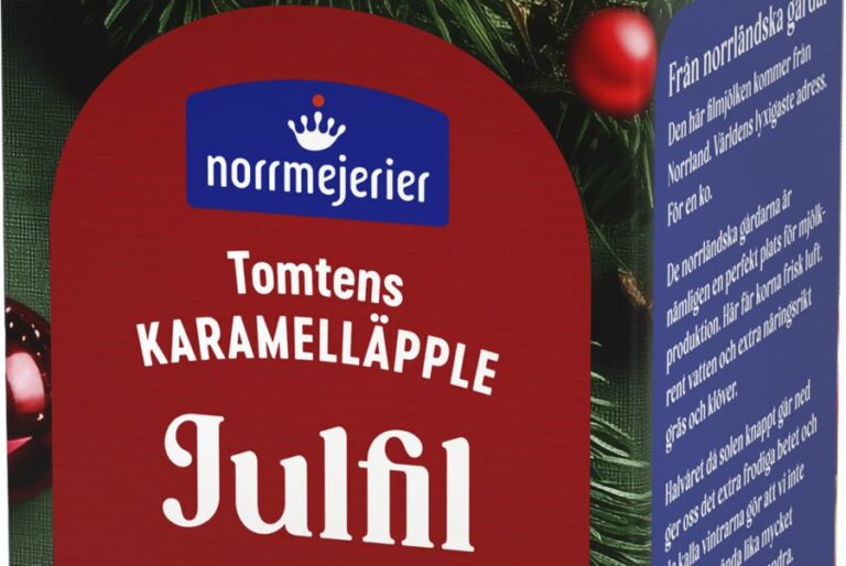 0157 Norrmejerier Julfil Karamellapple 1 liter 7310861001577